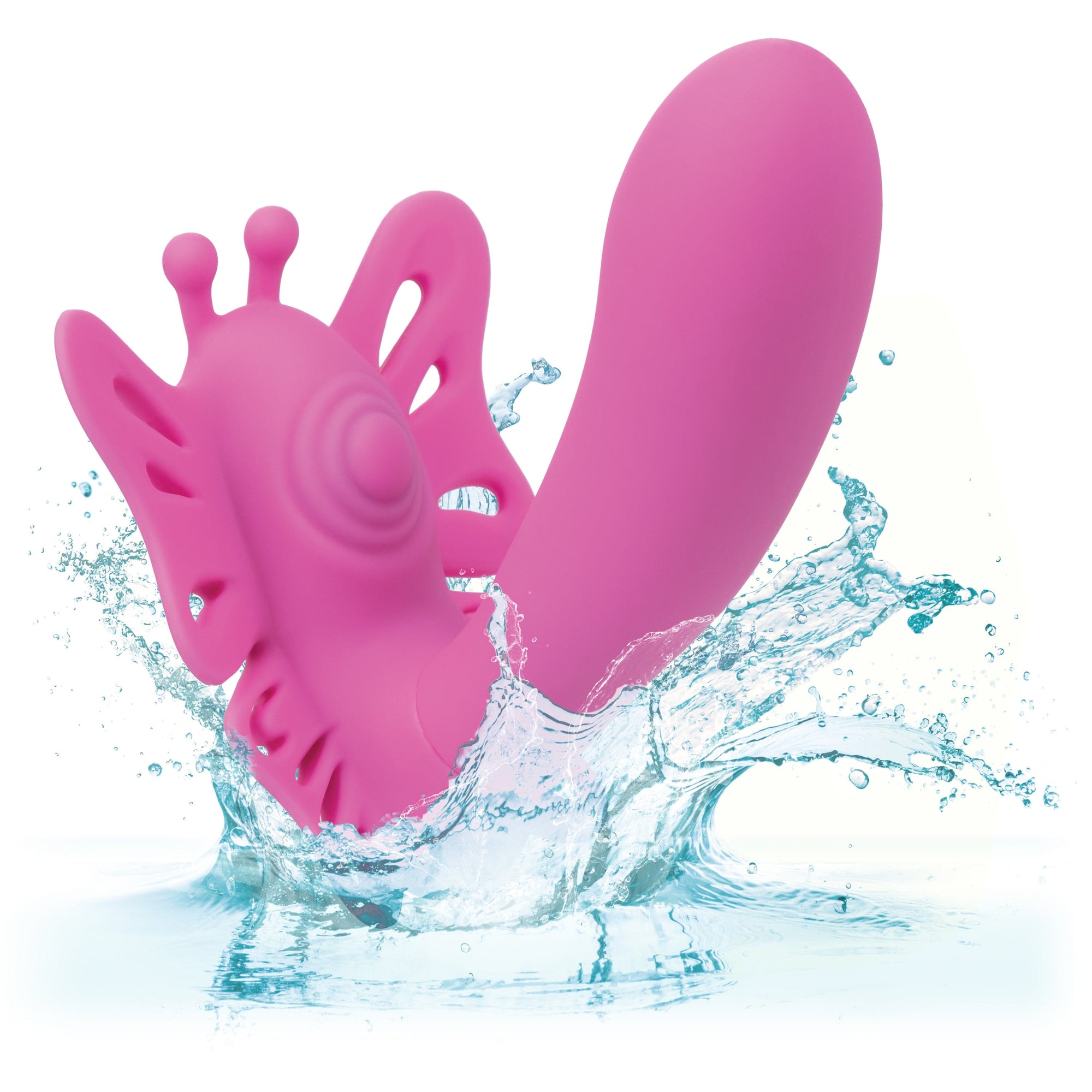 California Exotics - Venus Butterfly Silicone Remote Pulsating Venus G Spot Vibrator (Pink) G Spot Dildo (Vibration) Rechargeable 716770100856 CherryAffairs