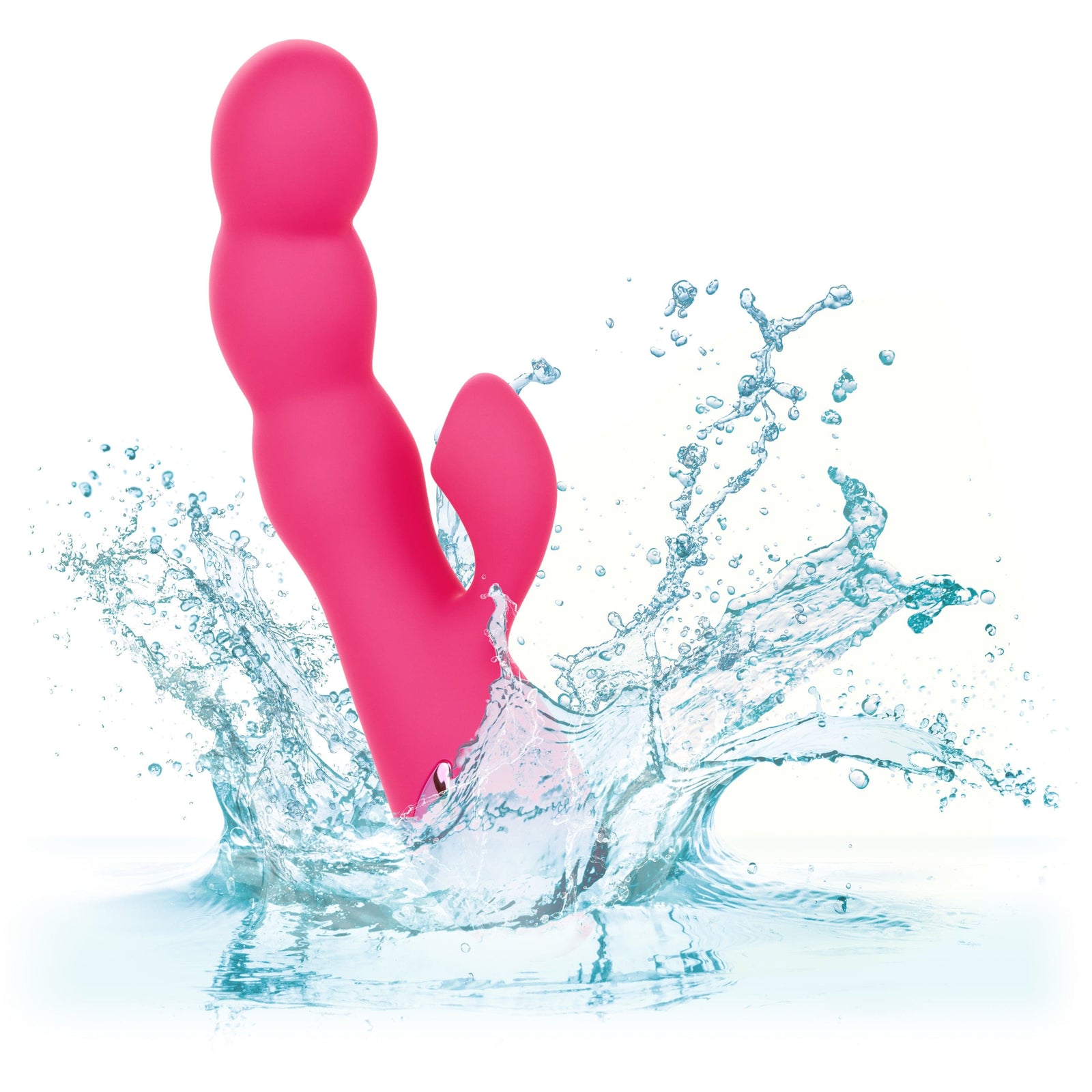 California Exotics - California Dreaming Oceanside Orgasm Suction Rabbit Vibrator (Pink) Rabbit Dildo (Vibration) Rechargeable 716770101198 CherryAffairs