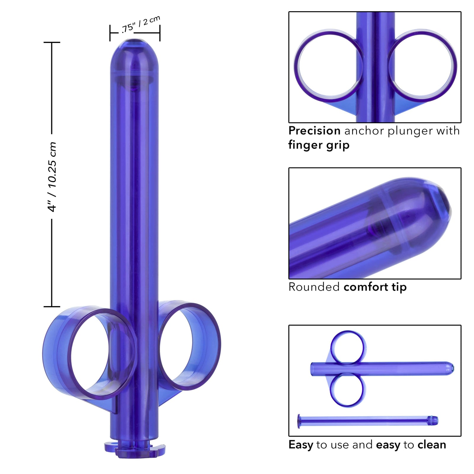 California Exotics - Admiral Lube Tube Accessory (Blue) Accessories 622857430 CherryAffairs
