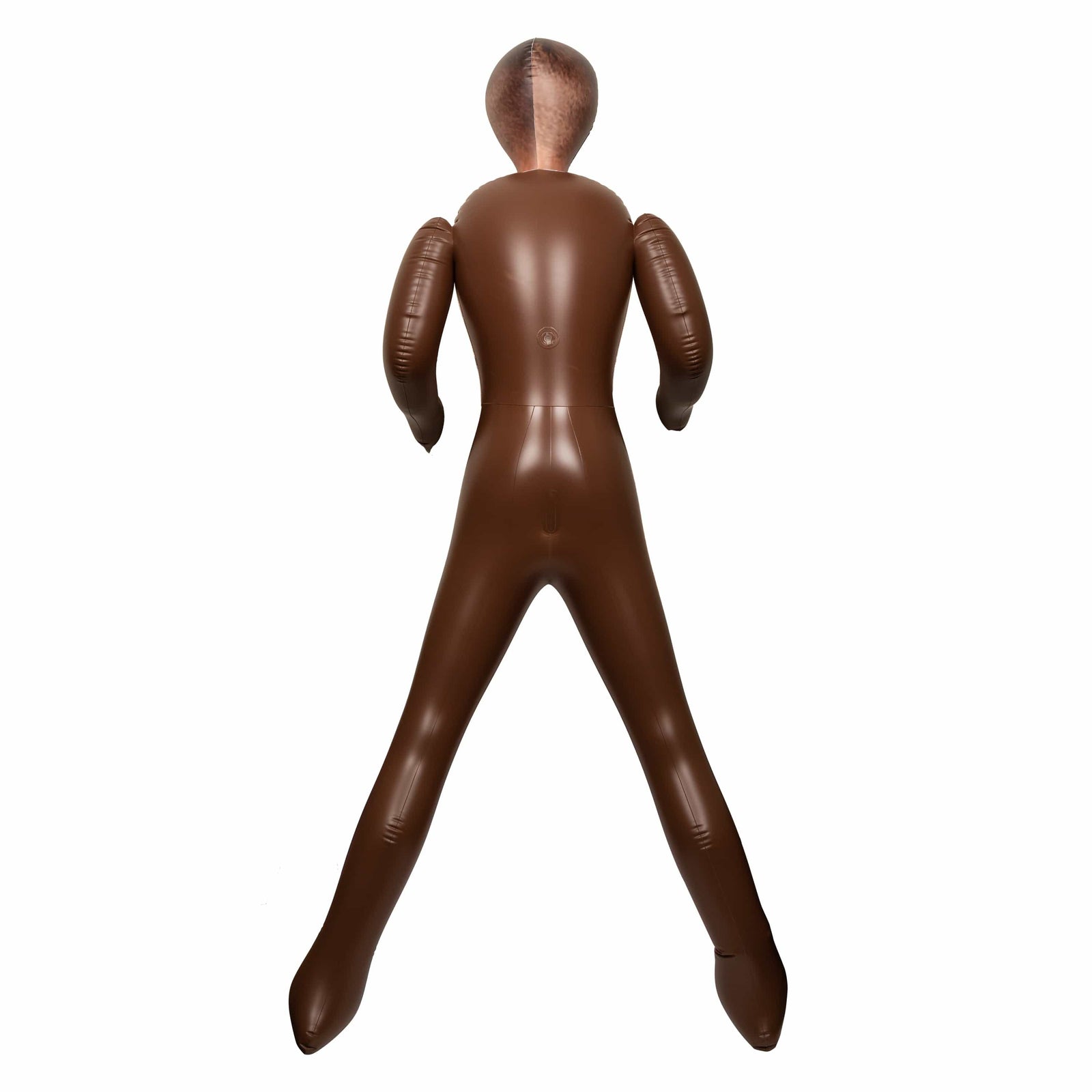 California Exotics - The Mail Man Inflatable Love Doll Masturbator Dildo 5.5" (Brown) Doll 716770101679 CherryAffairs