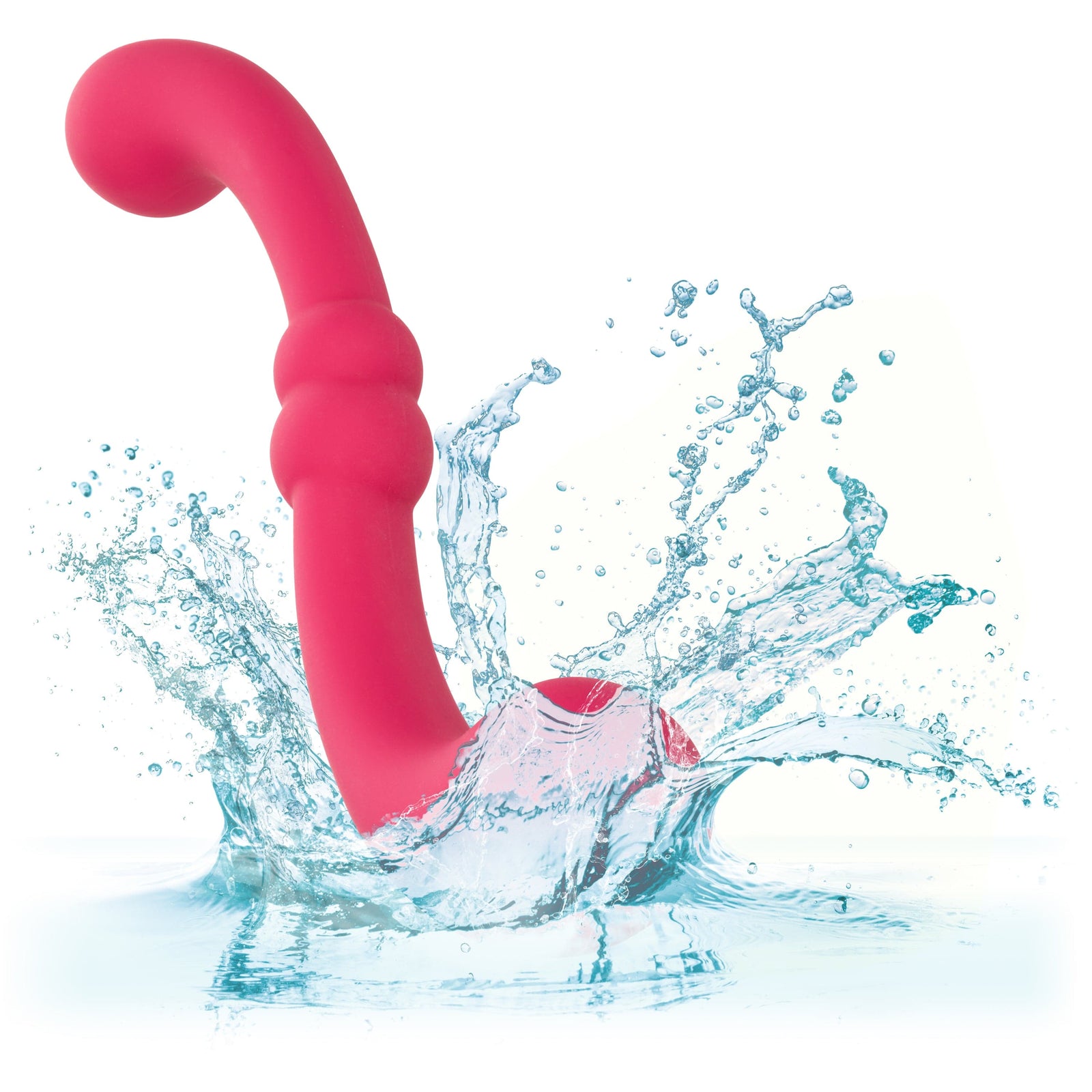 California Exotics - Pretty Little Wands Curvy Flexible G Spot Vibrator (Pink) G Spot Dildo (Vibration) Rechargeable 716770101785 CherryAffairs