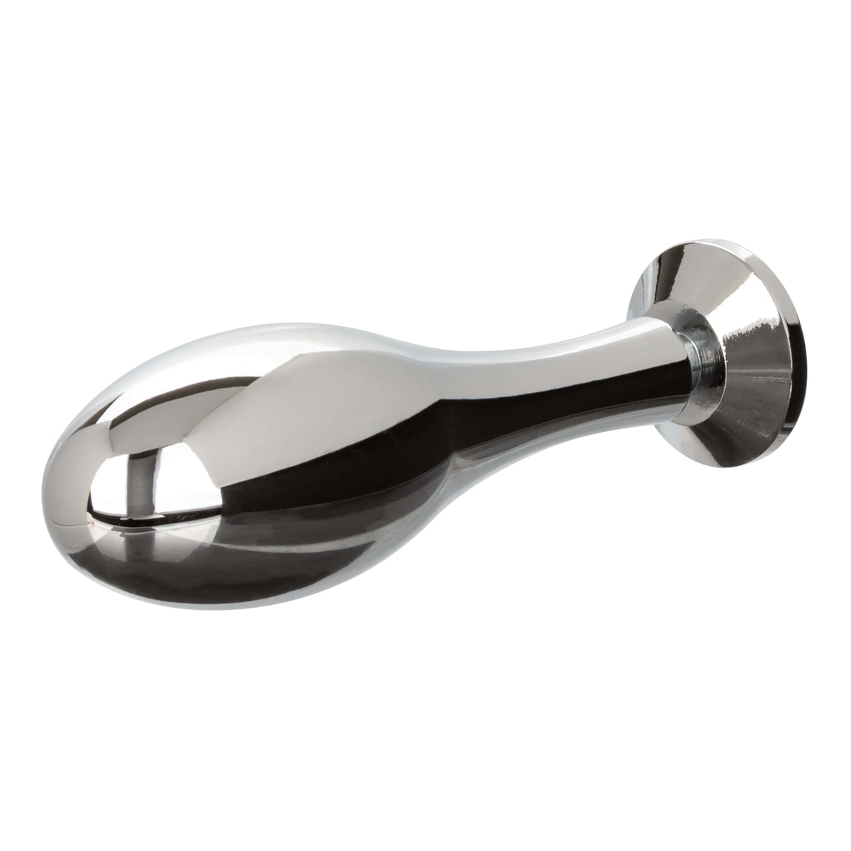 California Exotics - Star Fucker Teardrop Anal Plug with Cock Support (Silver) Anal Plug (Non Vibration) 716770102546 CherryAffairs