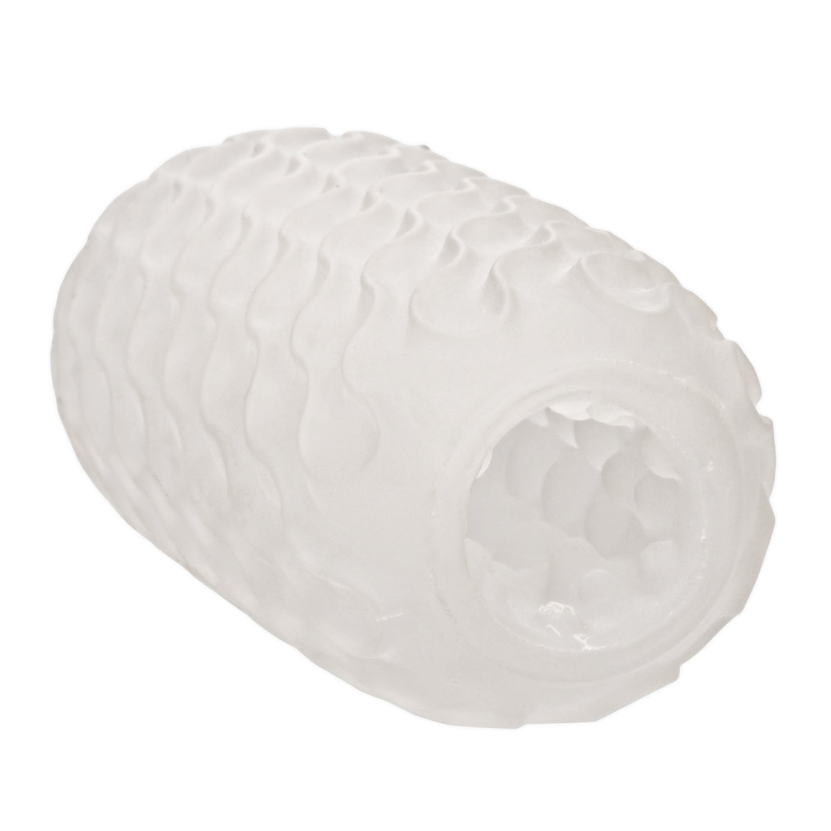 California Exotics - Boundless Reversible Nubby Soft Stroker (White) - White - Masturbator Soft Stroker (Non Vibration)