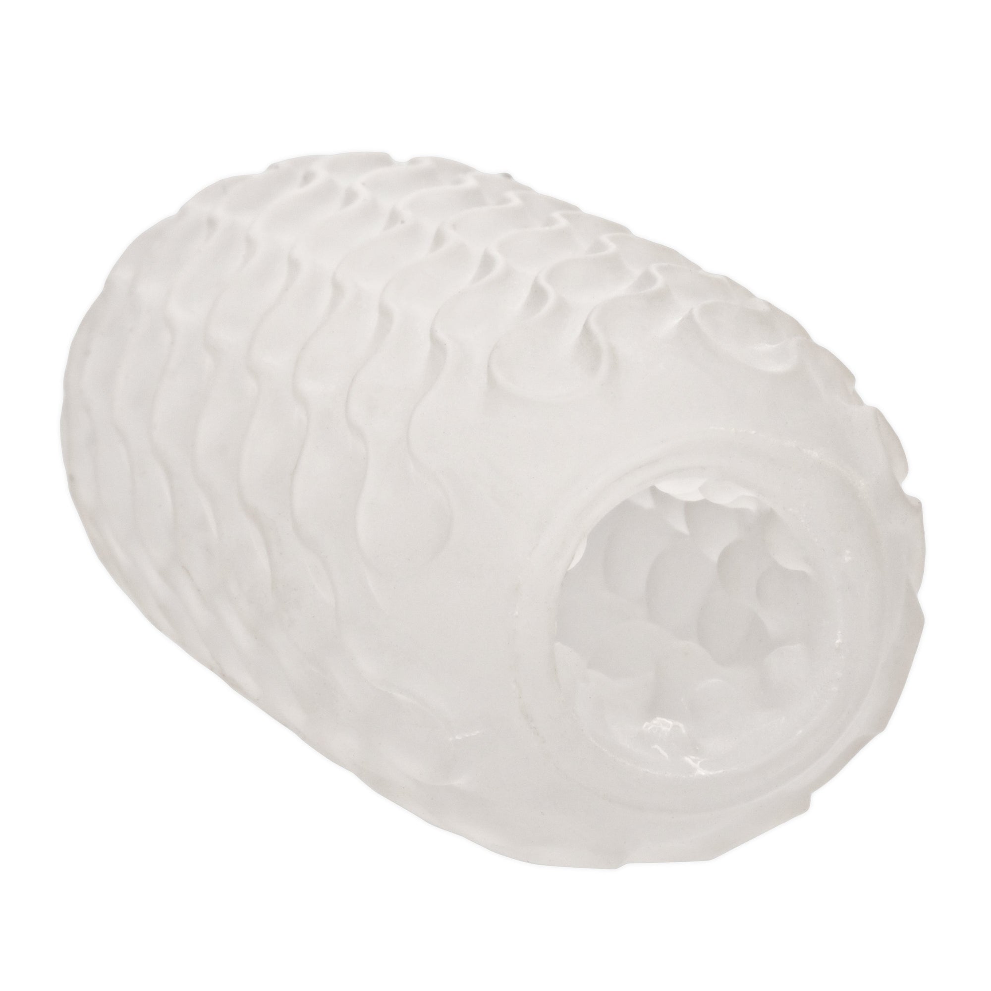 California Exotics - Boundless Reversible Nubby Soft Stroker (White) - White - Masturbator Soft Stroker (Non Vibration)