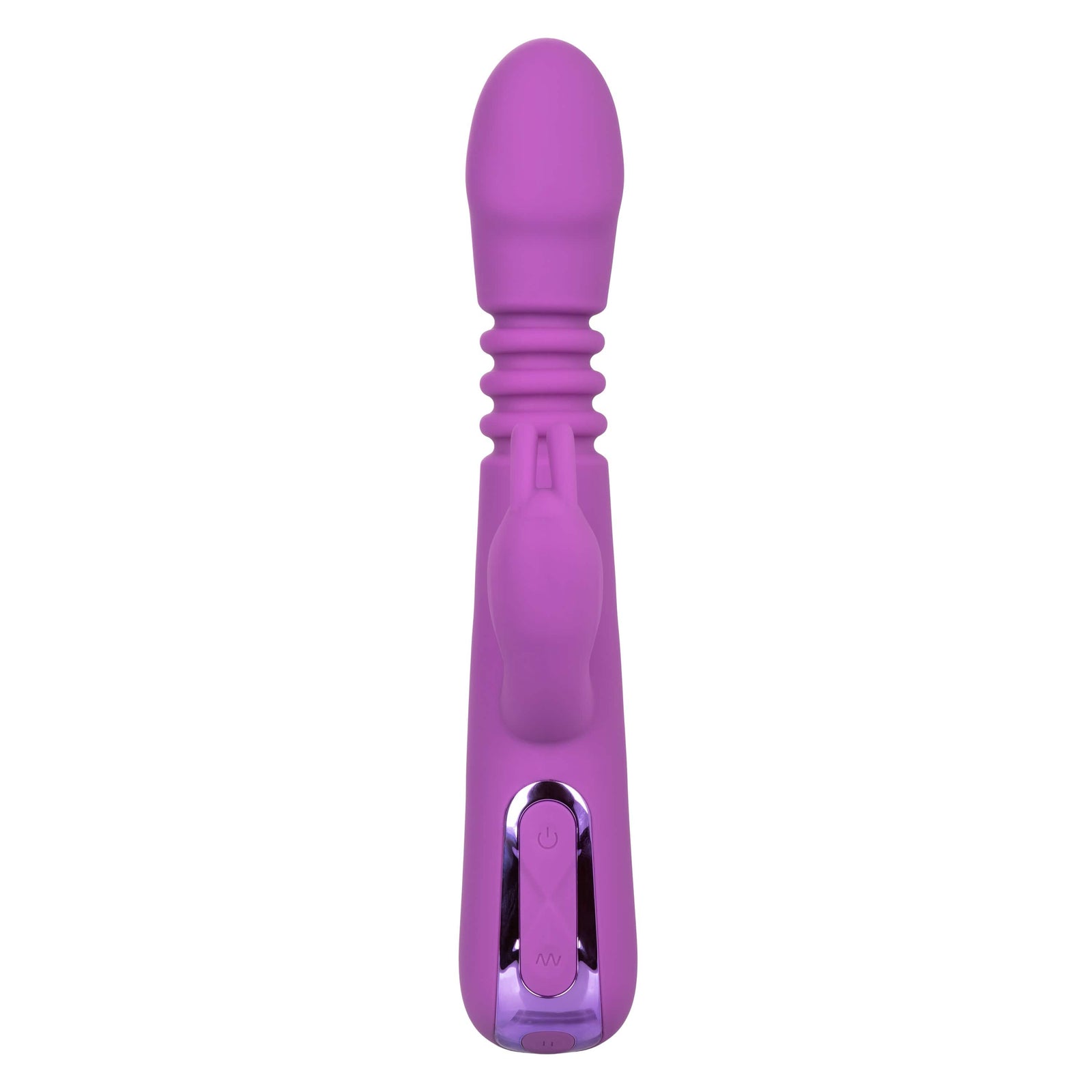 California Exotics - Jack Rabbit Elite Thrusting Rabbit Vibrator (Purple) CE2031 CherryAffairs