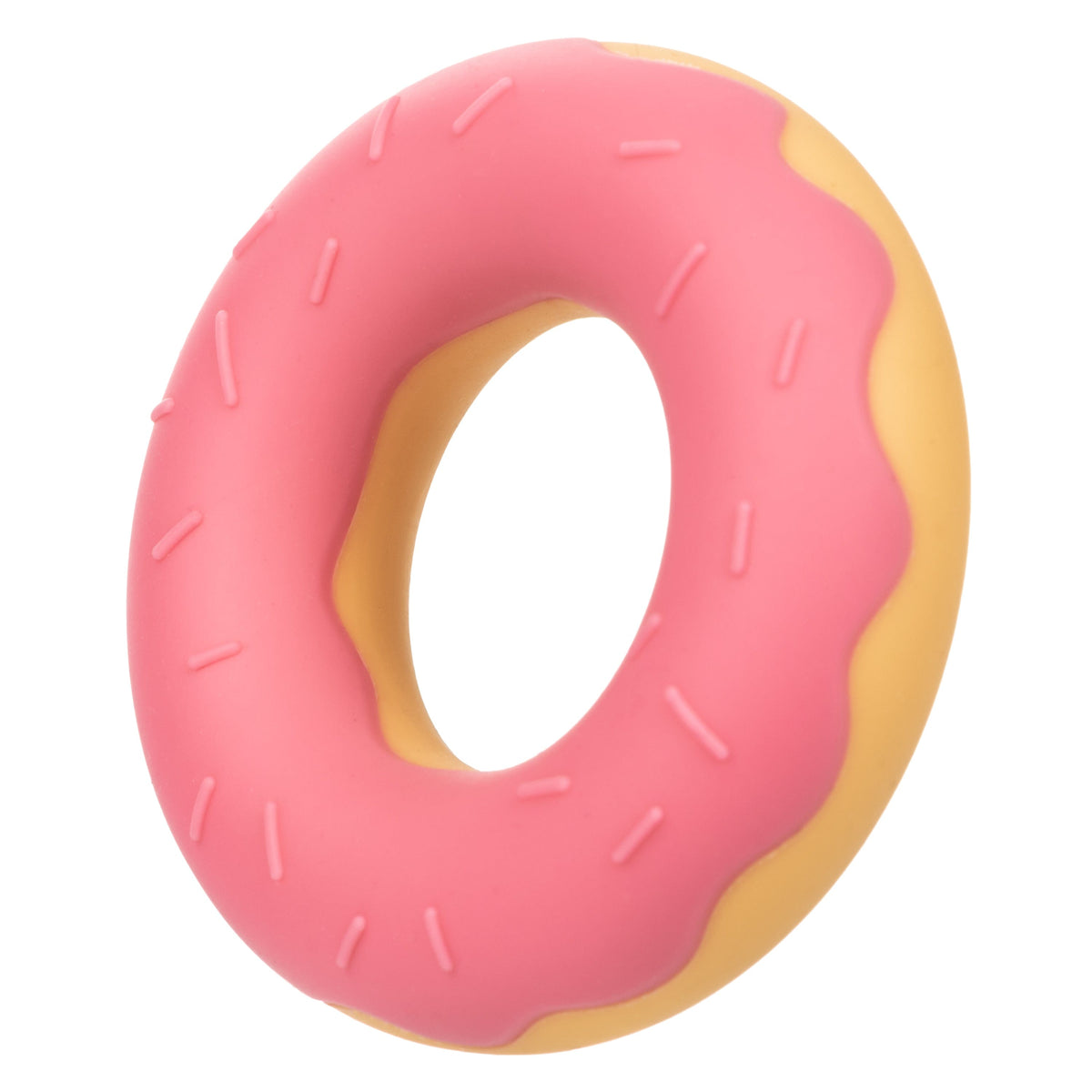 California Exotics - Naughty Bits Dickin Donuts Silicone Donut Cock Ring (Pink) Silicone Cock Ring (Non Vibration) 674675047 CherryAffairs