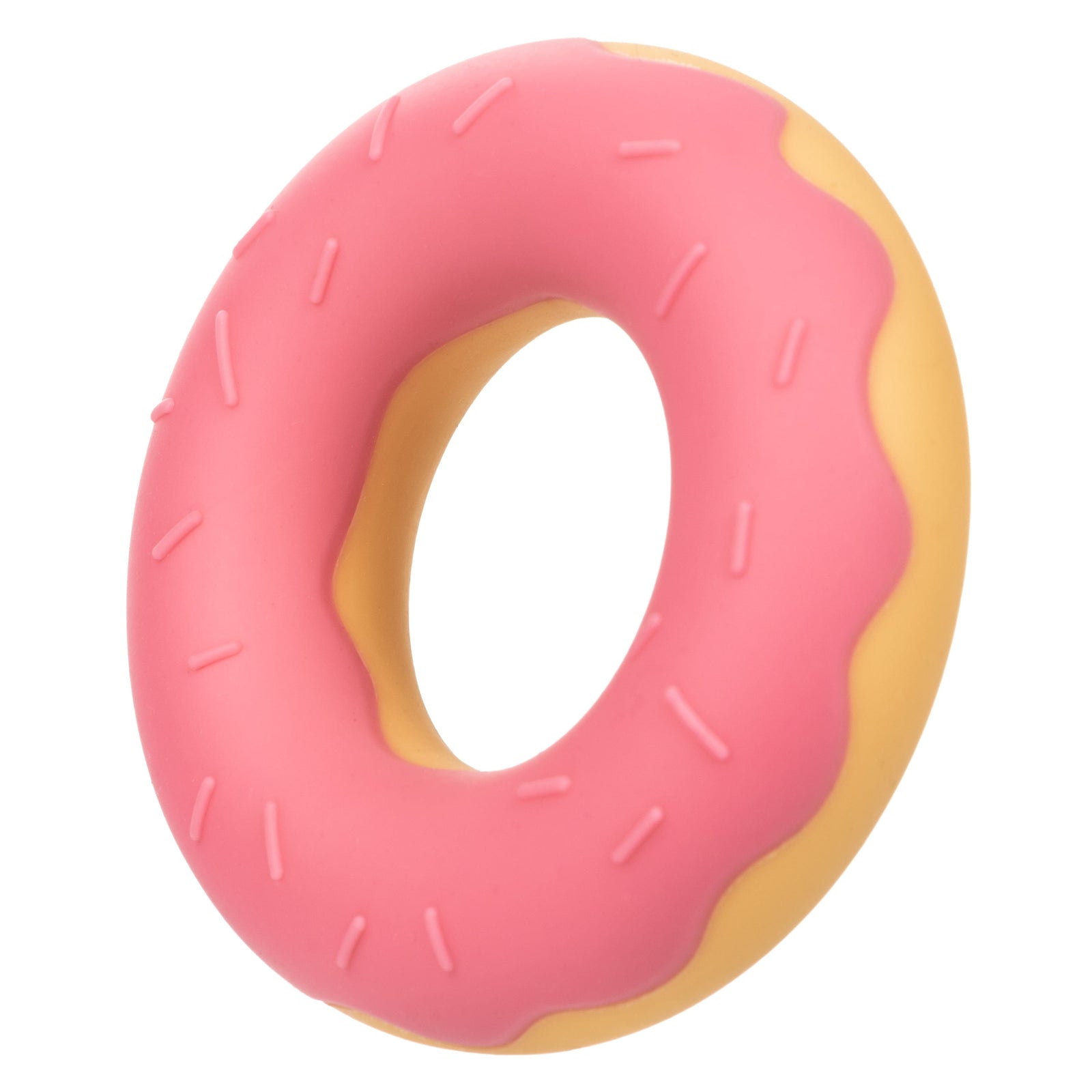 California Exotics - Naughty Bits Dickin Donuts Silicone Donut Cock Ring (Pink) Silicone Cock Ring (Non Vibration) 674675047 CherryAffairs