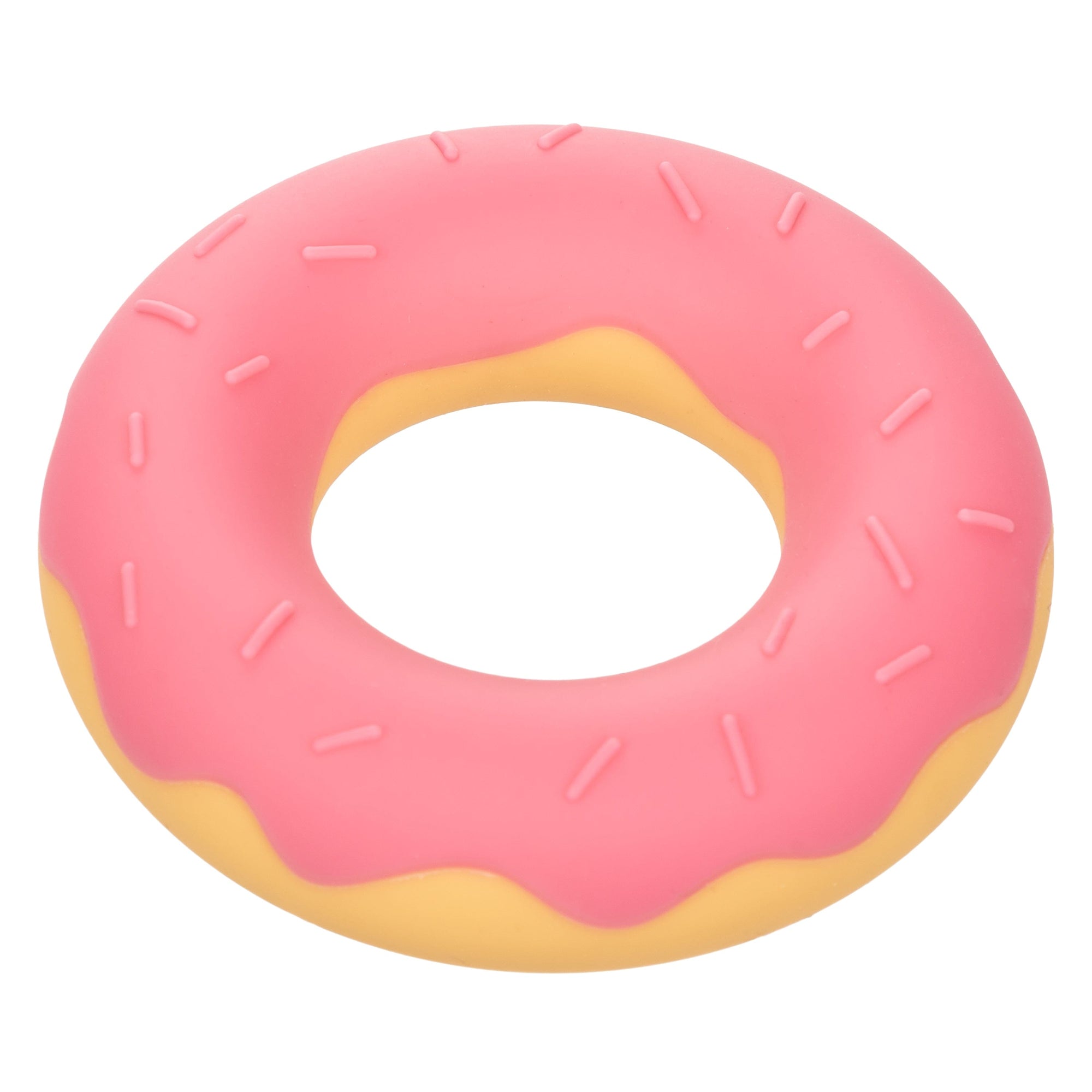 California Exotics - Naughty Bits Dickin Donuts Silicone Donut Cock Ring (Pink) Silicone Cock Ring (Non Vibration) 674675047 CherryAffairs