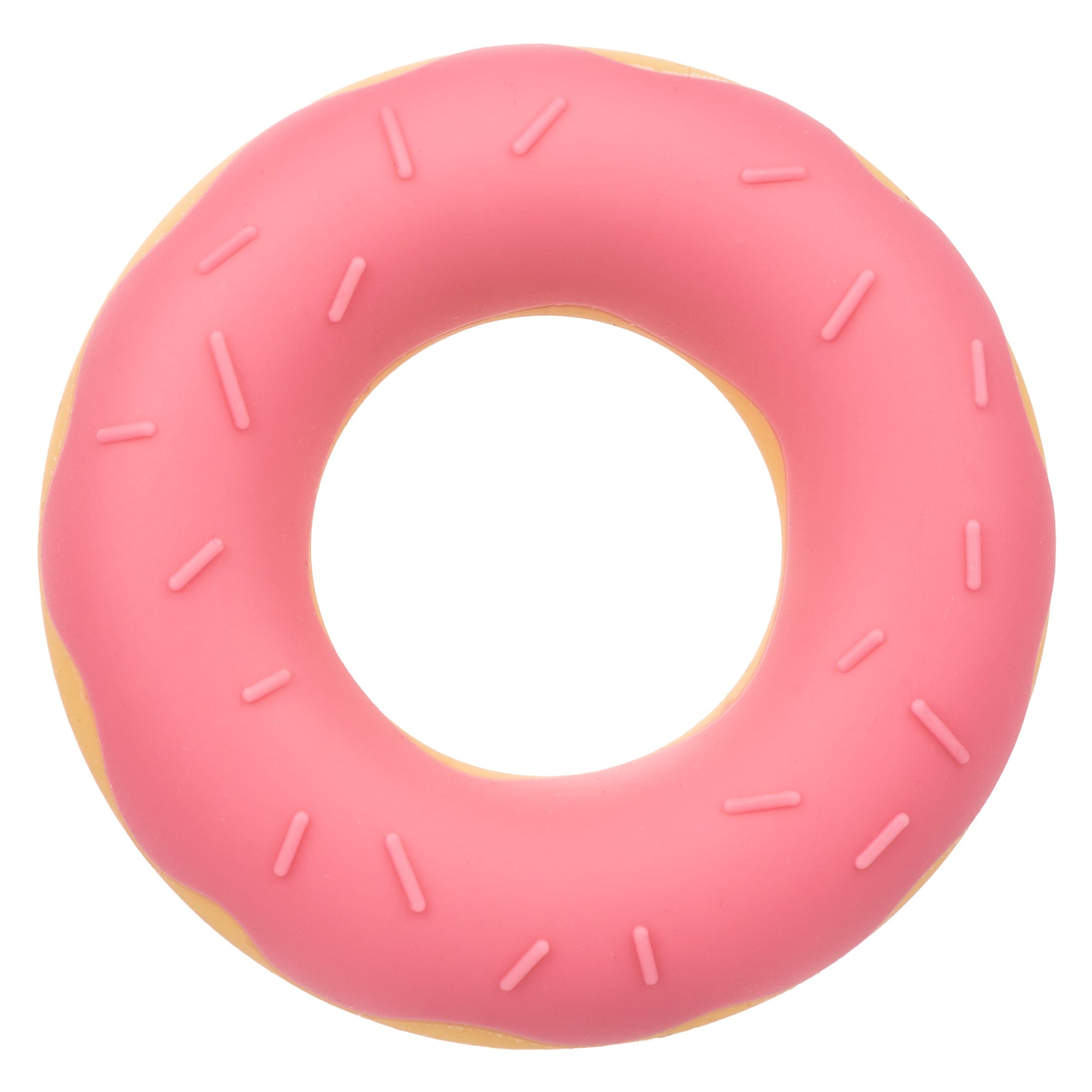 California Exotics - Naughty Bits Dickin Donuts Silicone Donut Cock Ring (Pink) Silicone Cock Ring (Non Vibration) 674675047 CherryAffairs