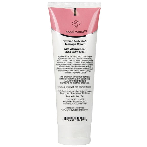 My Joy Collection - Flavored Body Kiss Massage Cream 4 oz (Strawberry Smoothie) Massage Lotion 722934007152 CherryAffairs