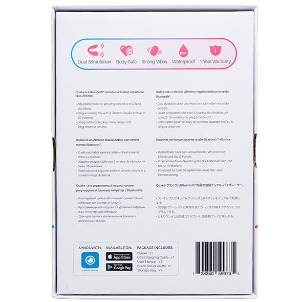 Lovense - Dolce App-Controlled Couple Dual Vibrator (Pink) Couple's Massager (Vibration) Rechargeable 728360599735 CherryAffairs