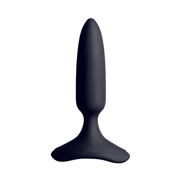 Lovense - Hush 2 App-Controlled Silicone Butt Plug 1" (Black) Anal Plug (Vibration) Rechargeable 728360599797 CherryAffairs
