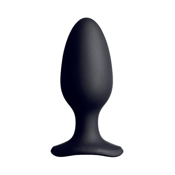 Lovense - Hush 2 App-Controlled Silicone Butt Plug 2.25" (Black) Anal Plug (Vibration) Rechargeable 728360599827 CherryAffairs