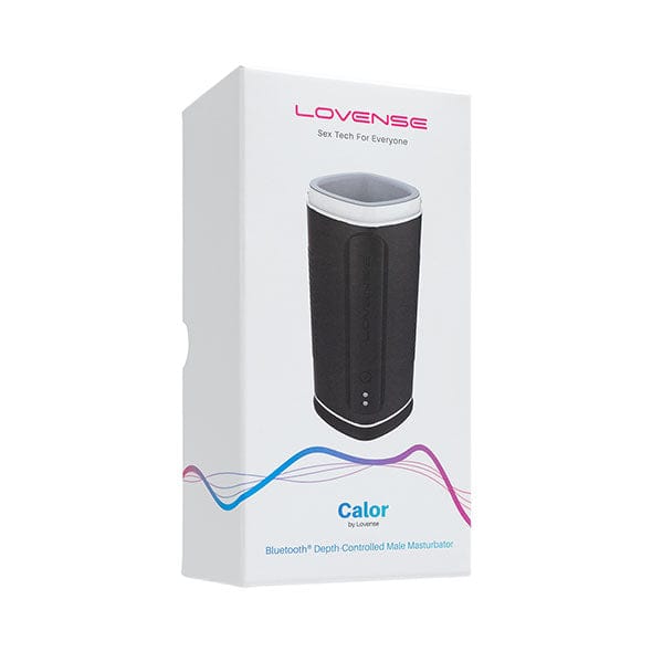 Lovense - Calor App-Controlled Heating Male Masturbator (Black) Masturbator Soft Stroker (Vibration) Rechargeable 728360599834 CherryAffairs