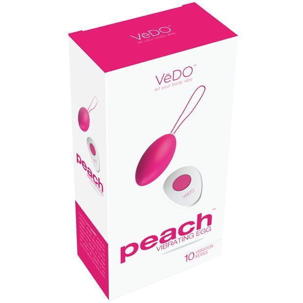 VeDO - Peach Rechargeable Egg Vibrator (Foxy Pink) Wireless Remote Control Egg (Vibration) Rechargeable Singapore