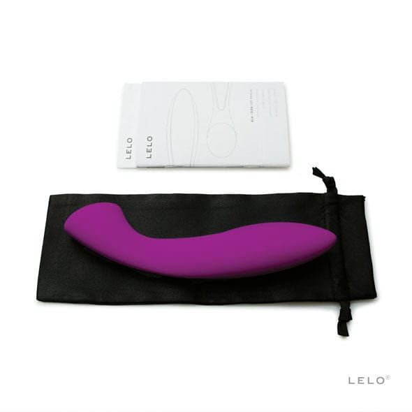 LELO - Ella G Spot Dildo Vibrator (Deep Rose) G Spot Dildo (Vibration) Rechargeable CherryAffairs