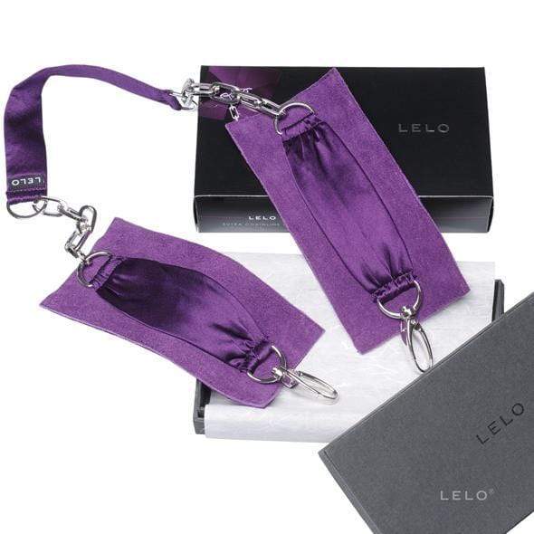 Lelo - Sutra Chainlink Cuffs (Purple) Hand/Leg Cuffs