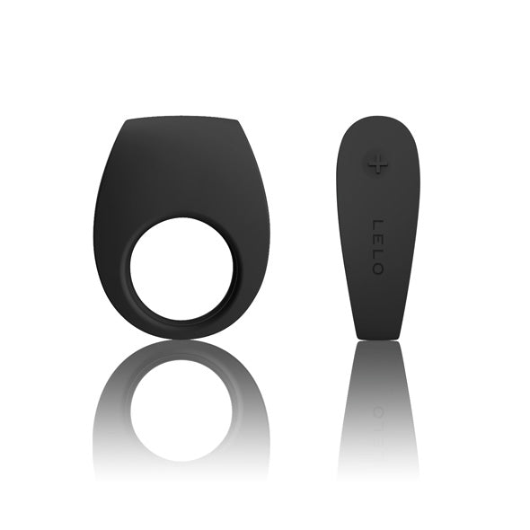 LELO - Tor 2 Vibrating Cock Ring (Black) - Black - Silicone Cock Ring (Vibration) Rechargeable