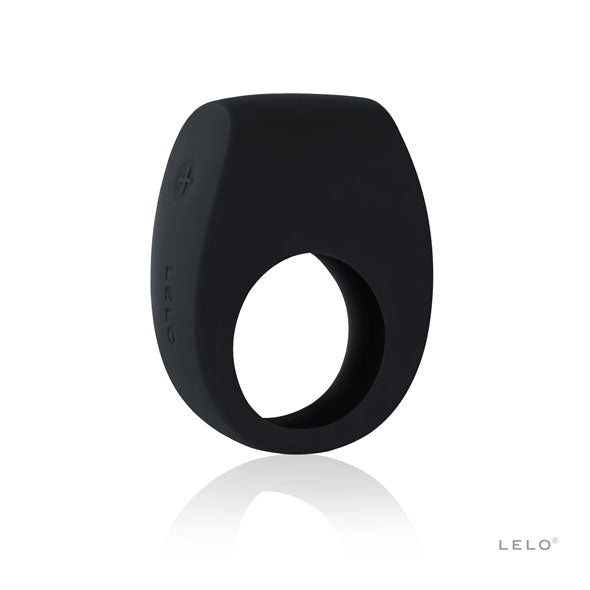 LELO - Tor 2 Vibrating Cock Ring (Black) - Black - Silicone Cock Ring (Vibration) Rechargeable