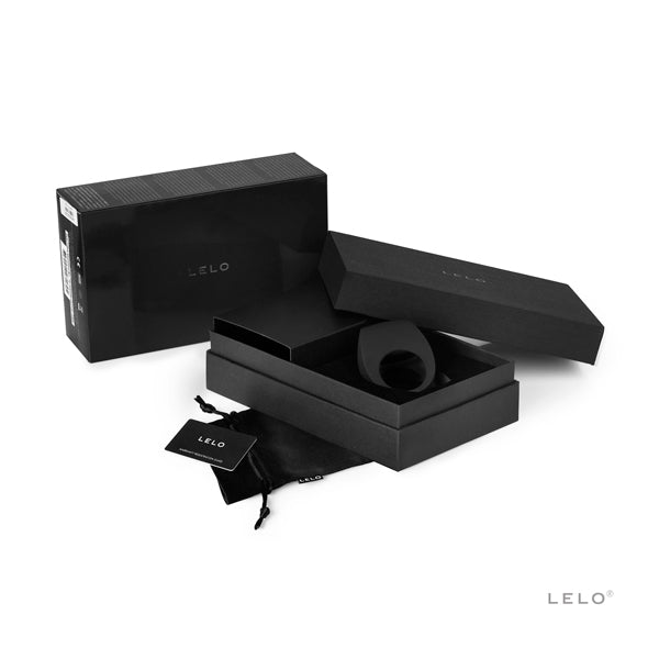 LELO - Tor 2 Vibrating Cock Ring (Black) - Black - Silicone Cock Ring (Vibration) Rechargeable