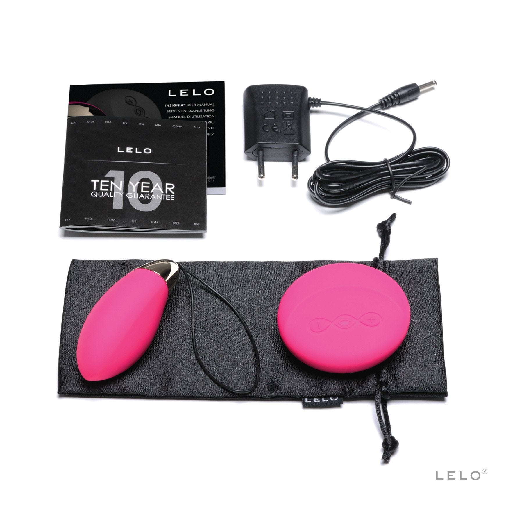 LELO - Lyla 2 Wireless Remote Control Egg Vibrator (Cerise) - PleasureHobby