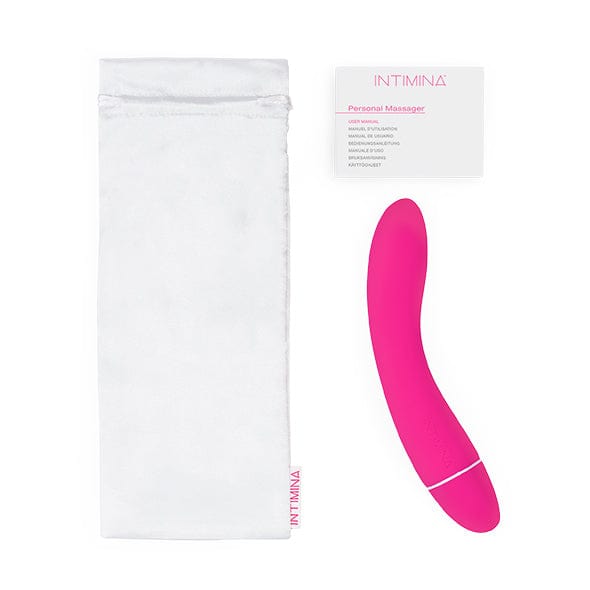 Intimina - Raya Personal Massager G Spot Vibrator (Pink) G Spot Dildo (Vibration) Non Rechargeable 626137321 CherryAffairs