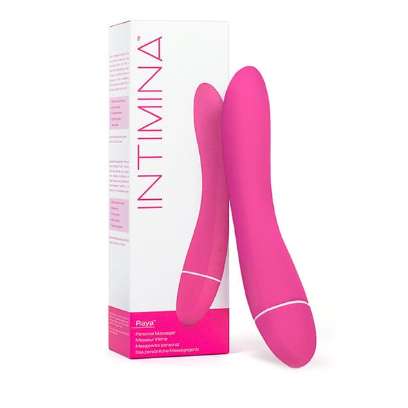 Intimina - Raya Personal Massager G Spot Vibrator (Pink) G Spot Dildo (Vibration) Non Rechargeable 626137321 CherryAffairs