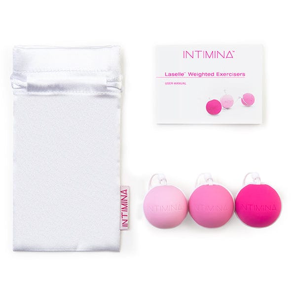 Intimina - Laselle Weighted Kegel Balls Exerciser Set (Pink) Kegel Balls (Non Vibration) CherryAffairs