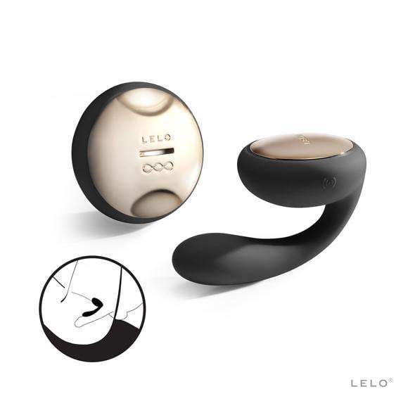 LELO - Ida Remote Control Couple's Massager (Black) Remote Control Couple's Massager (Vibration) Rechargeable