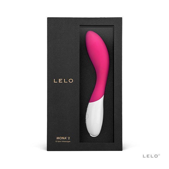 LELO - Mona 2 G Spot Vibrator (Cerise) G Spot Dildo (Vibration) Rechargeable