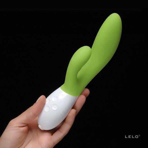 LELO - Ina 2 Rabbit Vibrator (Lime Green) Rabbit Dildo (Vibration) Rechargeable