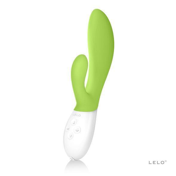 LELO - Ina 2 Rabbit Vibrator (Lime Green) Rabbit Dildo (Vibration) Rechargeable