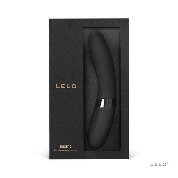 LELO - Elise 2 G Spot Vibrator (Black) G Spot Dildo (Vibration) Rechargeable
