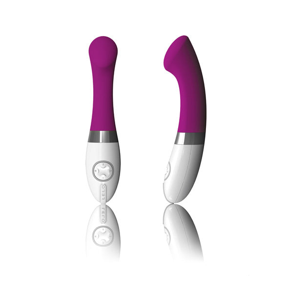 LELO - Gigi 2 G-Spot Vibrator (Deep Rose) - LL1024 / Purple - G Spot Dildo (Vibration) Rechargeable