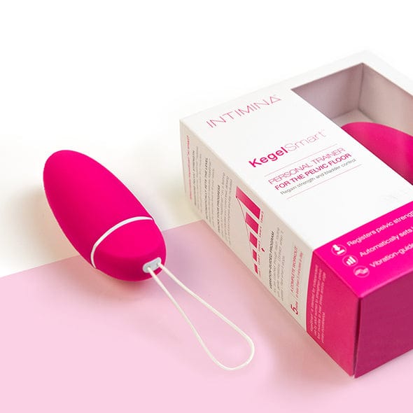 Intimina - KegelSmart Vibrating Personal Kegel Trainer (Pink) Kegel Balls (Vibration) Non Rechargeable 626140741 CherryAffairs