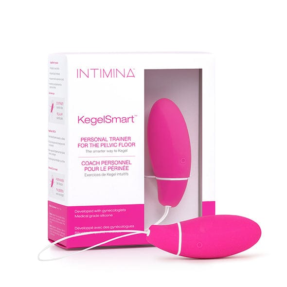 Intimina - KegelSmart Vibrating Personal Kegel Trainer (Pink) Kegel Balls (Vibration) Non Rechargeable 626140741 CherryAffairs