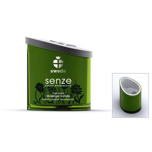 Swede - Senze Herbal Aphrodisiac Vitalizing Massage Candle Lemon Pepper Eucalyptus 150ml Massage Candle 7350028783243 CherryAffairs