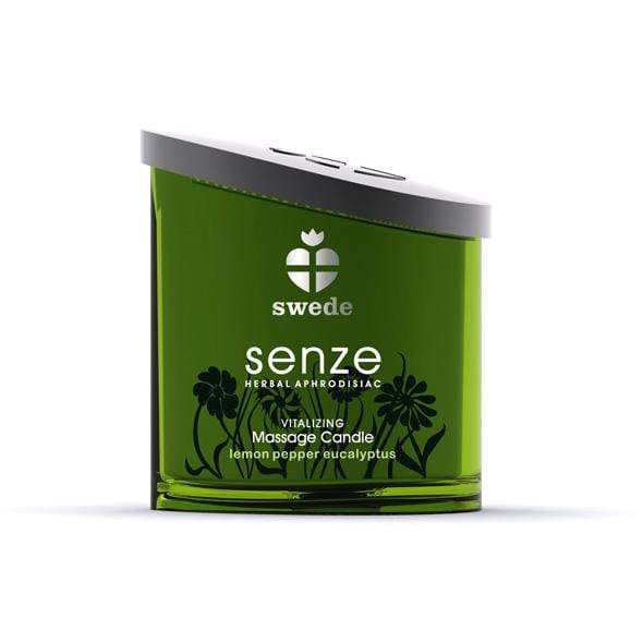 Swede - Senze Herbal Aphrodisiac Vitalizing Massage Candle Lemon Pepper Eucalyptus 150ml Massage Candle 7350028783243 CherryAffairs