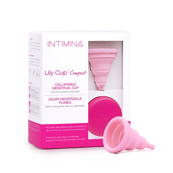 Intimina - Lily Compact Cup A Collapsible Menstrual Cup (Pink) Menstrual Cup 7350075020308 CherryAffairs