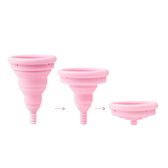 Intimina - Lily Compact Cup A Collapsible Menstrual Cup (Pink) Menstrual Cup 7350075020308 CherryAffairs