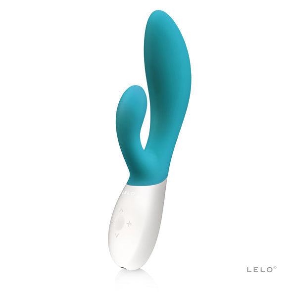 LELO - Ina Wave Rabbit Vibrator (Ocean Blue) - G Spot Dildo (Vibration) Rechargeable