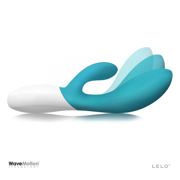 LELO - Ina Wave Rabbit Vibrator (Ocean Blue) - G Spot Dildo (Vibration) Rechargeable