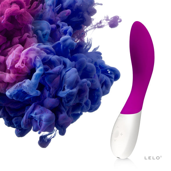 LELO - Mona Wave G-Spot Vibrator (Deep Rose) - LL1045 / Purple - G Spot Dildo (Vibration) Rechargeable