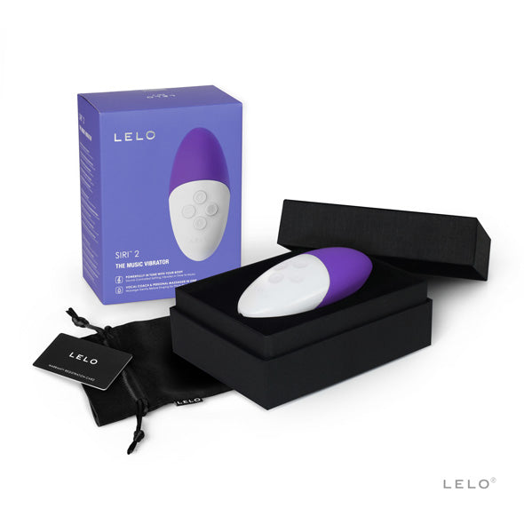 LELO - Siri 2 Music Vibrating Clit Massager (Purple) - LL1048 / Purple - Clit Massager (Vibration) Rechargeable