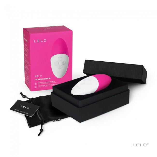 LELO - Siri 2 Music Vibrating Clit Massager (Cerise) - PleasureHobby