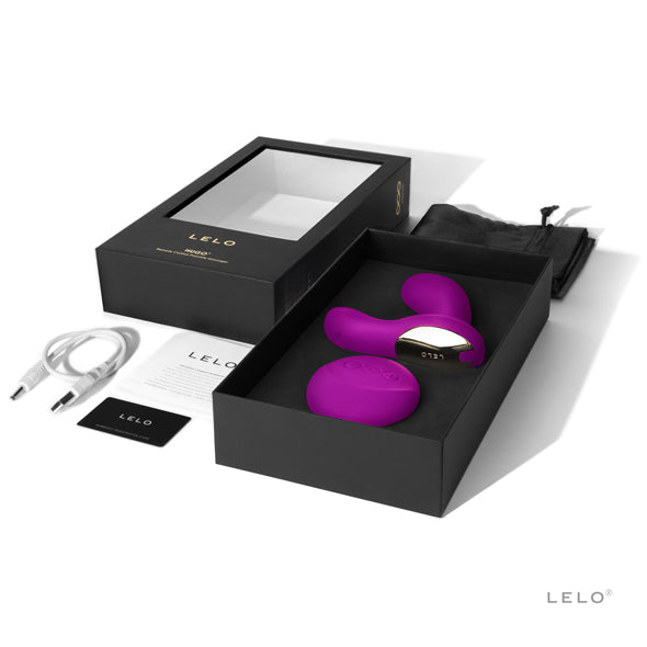 LELO - Hugo Prostate Massager (Deep Rose) - Prostate Massager (Vibration) Rechargeable
