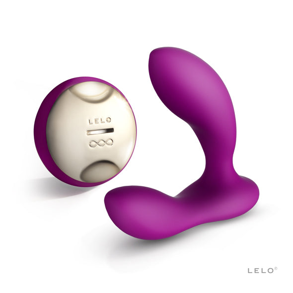 LELO - Hugo Prostate Massager (Deep Rose) - Prostate Massager (Vibration) Rechargeable