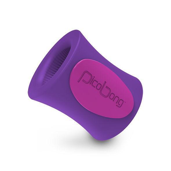PicoBong - Remoji Blowhole M-Cup (Purple) Masturbator Soft Stroker (Vibration) Rechargeable