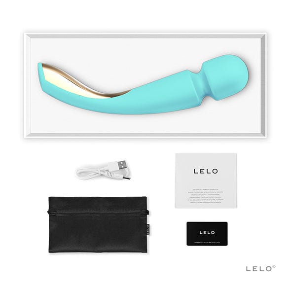 LELO - Smart Wand 2 All Over Body Wand Massager Large (Aqua) Wand Massagers (Vibration) Rechargeable CherryAffairs