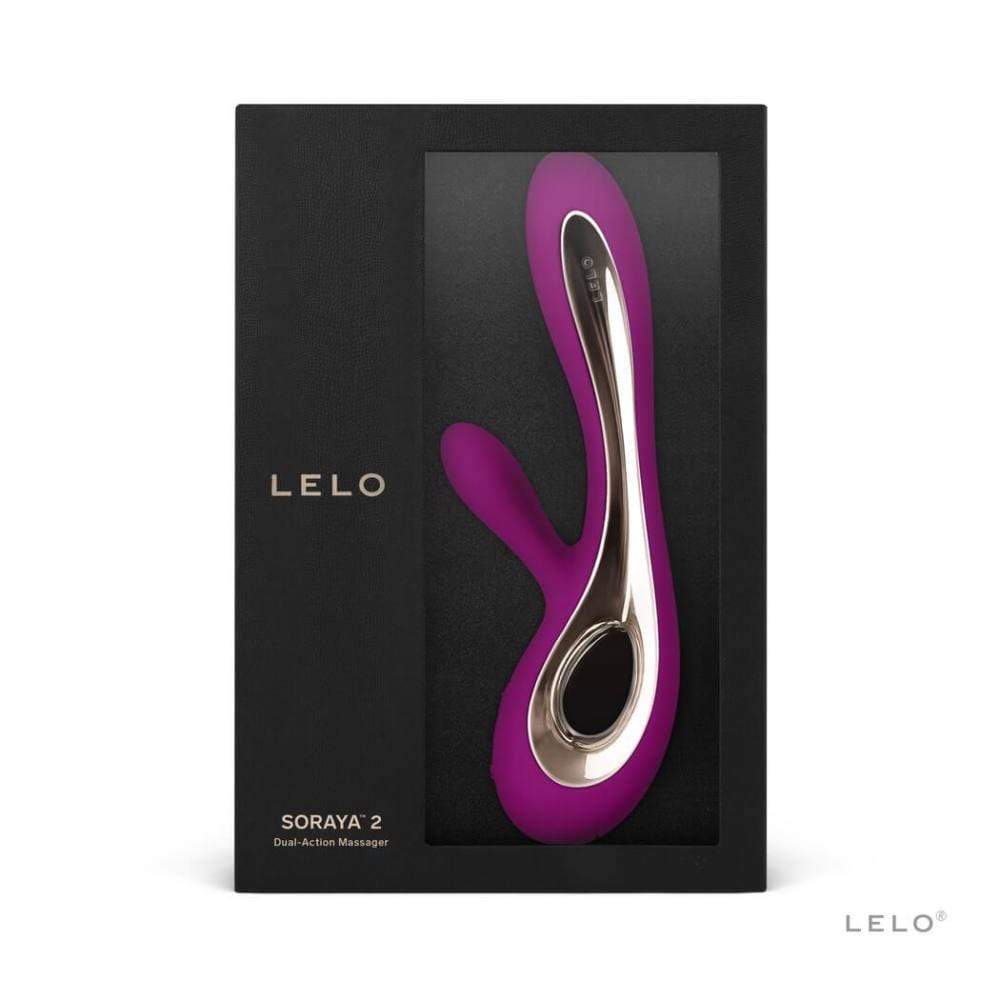 LELO - Soraya 2 Rabbit Vibrator (Deep Rose) Rabbit Dildo (Vibration) Rechargeable